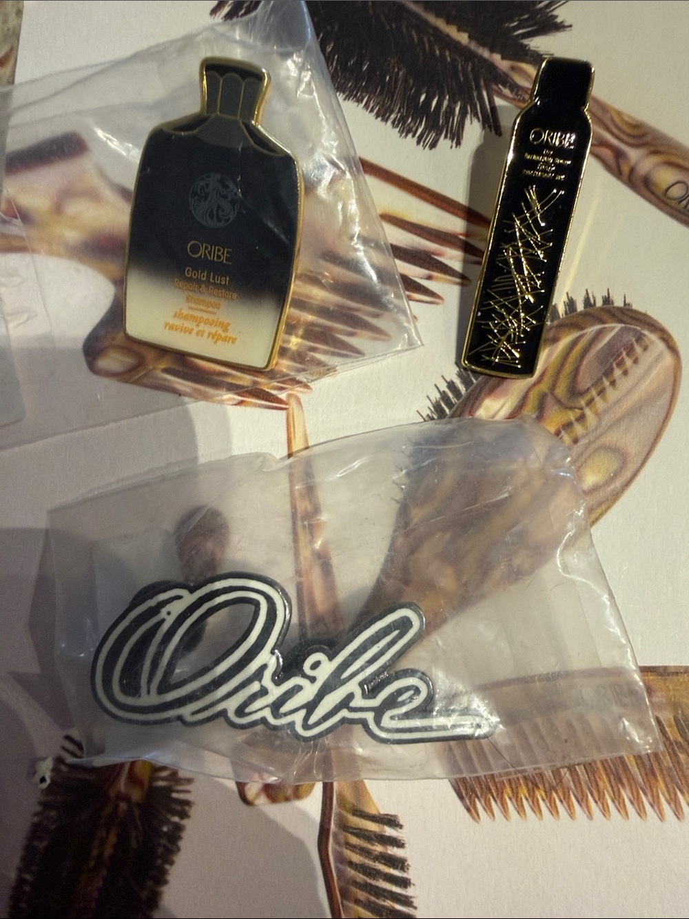 Oribe' Enamel Pin Set with Logos